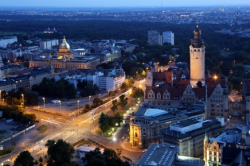 Leipzig bei Nacht